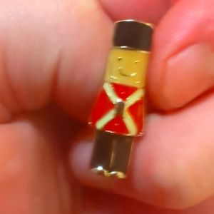 Classic Nutcracker Pin/Brooch Unisex Pin w Gold Backing